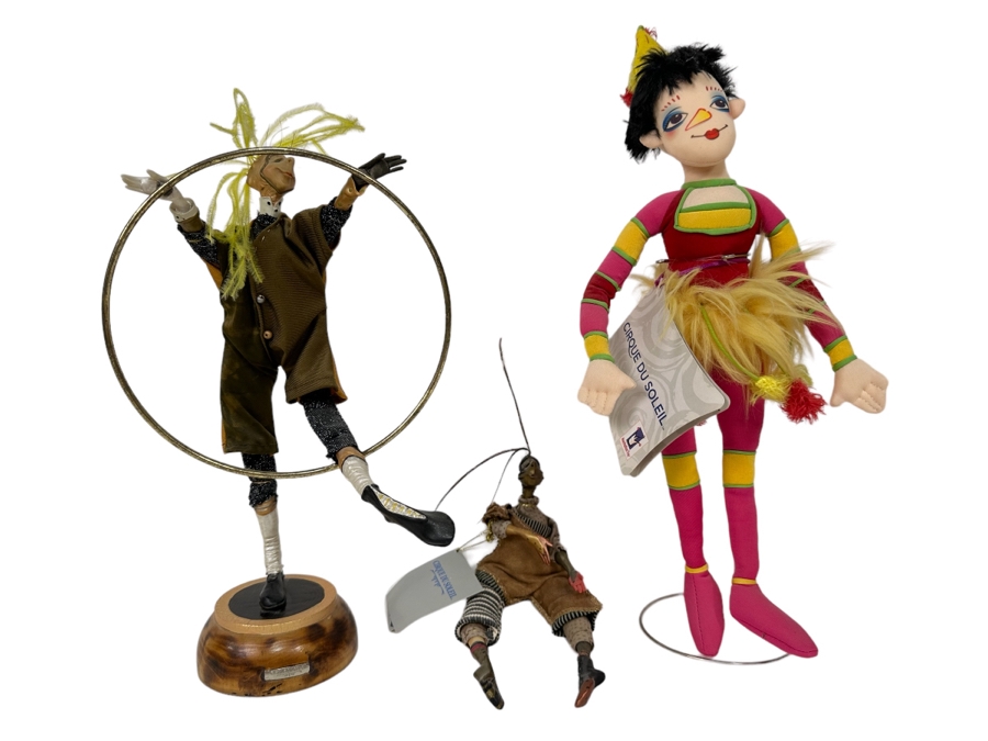 (3) Cirque Du Soleil Dolls Figurines [Photo 1]