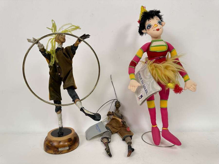 (3) Cirque Du Soleil Dolls Figurines [Photo 2]
