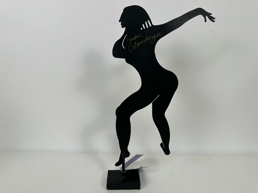 Signed Judie Bomberger Cirque Du Soleil Metal Hand Painted Sculpture 16H [Photo 7]