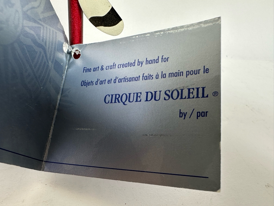 Signed Judie Bomberger Cirque Du Soleil Metal Hand Painted Sculpture 16H [Photo 6]