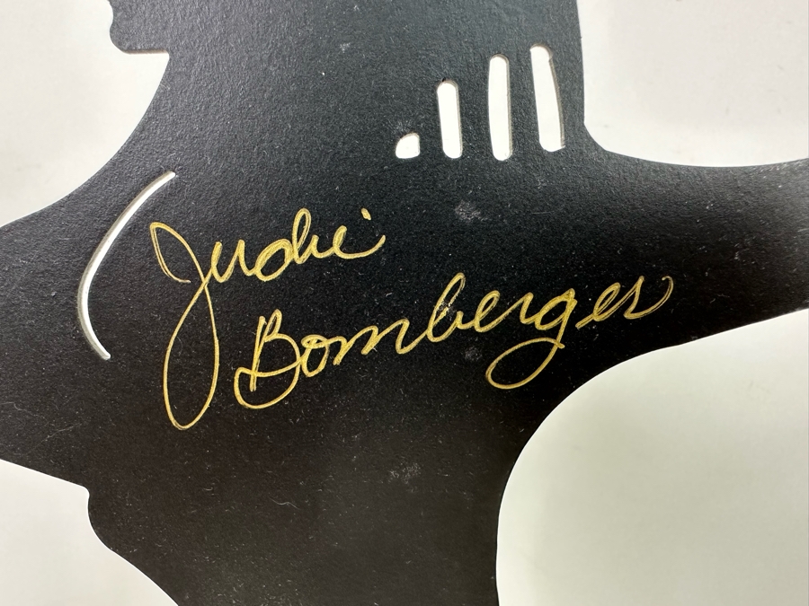 Signed Judie Bomberger Cirque Du Soleil Metal Hand Painted Sculpture 16H [Photo 9]