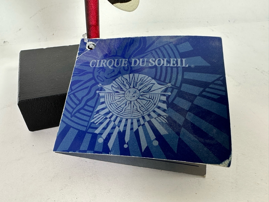 Signed Judie Bomberger Cirque Du Soleil Metal Hand Painted Sculpture 16H [Photo 5]