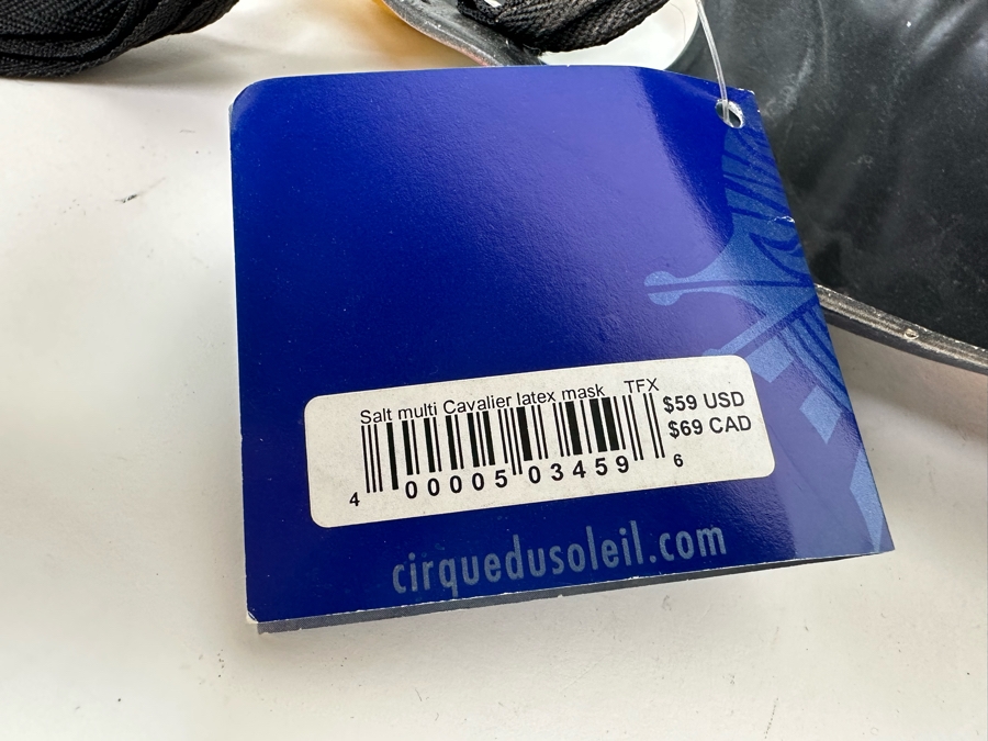 Cirque Du Soleil Handmade Mask With Original Tags Retails $59 [Photo 6]
