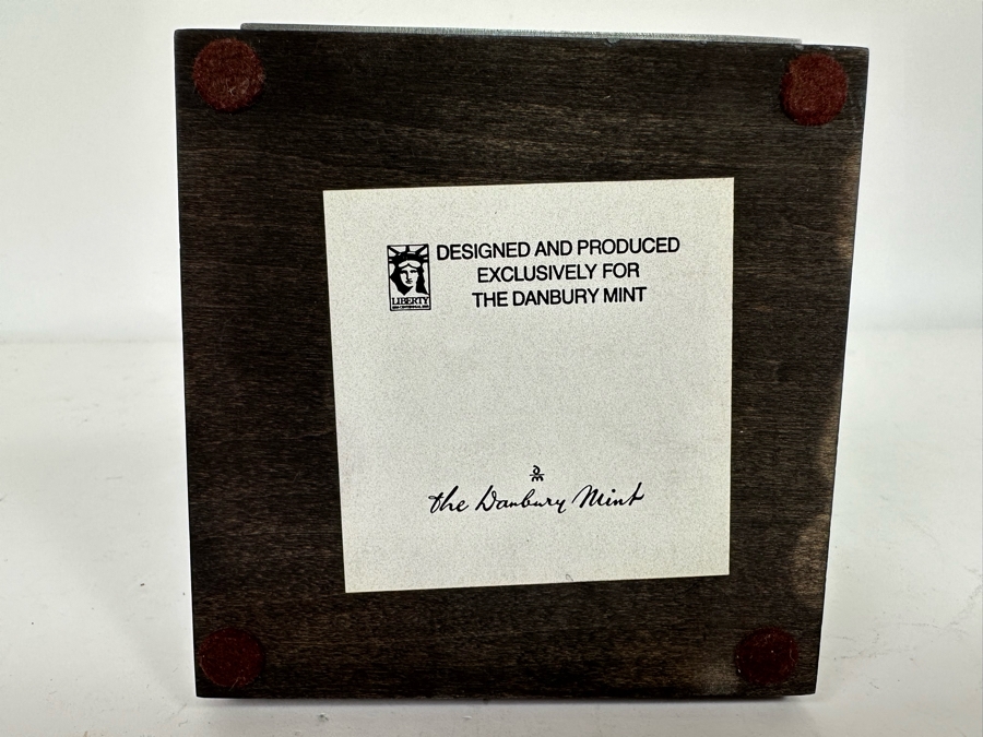 Danbury Mint Statue Of Liberty Statue Plated With Copper From The Actual Statue Of Libert 10H [Photo 9]