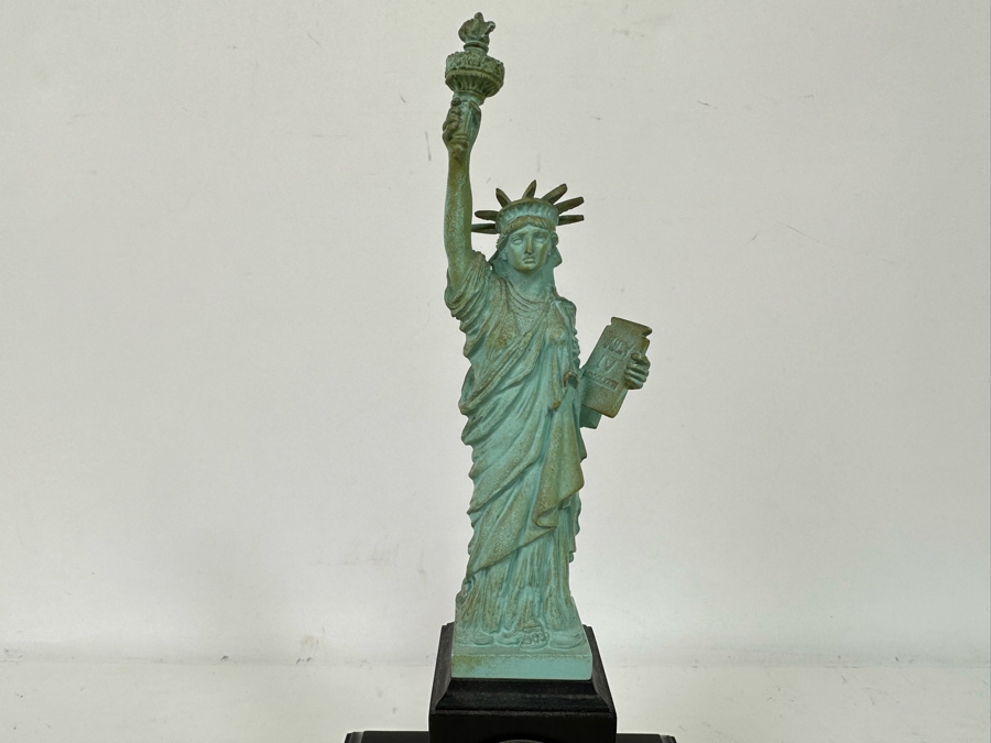 Danbury Mint Statue Of Liberty Statue Plated With Copper From The Actual Statue Of Libert 10H [Photo 7]
