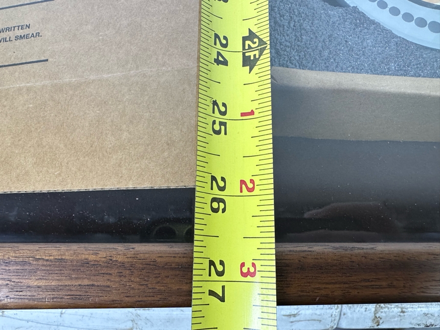 The Thing Quarterly Issue 14 James Franco Hand Signed With Lipstick Mirror 'Brad Forever' (Mirror Is Cracked) Shawdowbox Framed 23W X 27H X 3D [Photo 12]