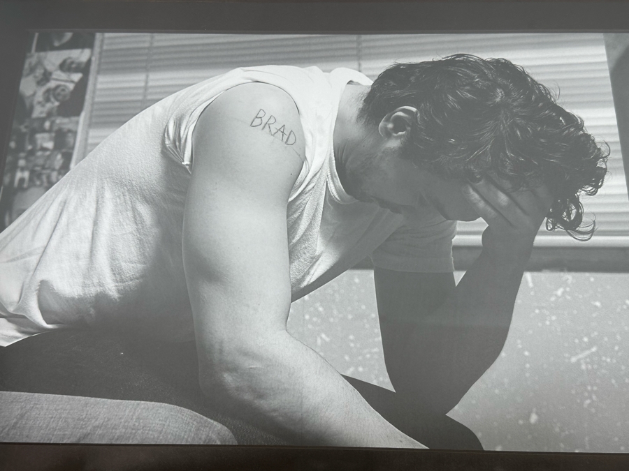 The Thing Quarterly Issue 14 James Franco Hand Signed With Lipstick Mirror 'Brad Forever' (Mirror Is Cracked) Shawdowbox Framed 23W X 27H X 3D [Photo 7]