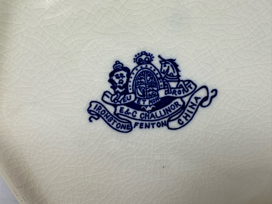 E&C Challinor Ironstone China Coffee Pot 8.5H [Photo 9]