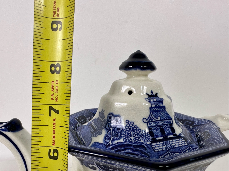 E&C Challinor Ironstone China Coffee Pot 8.5H [Photo 10]