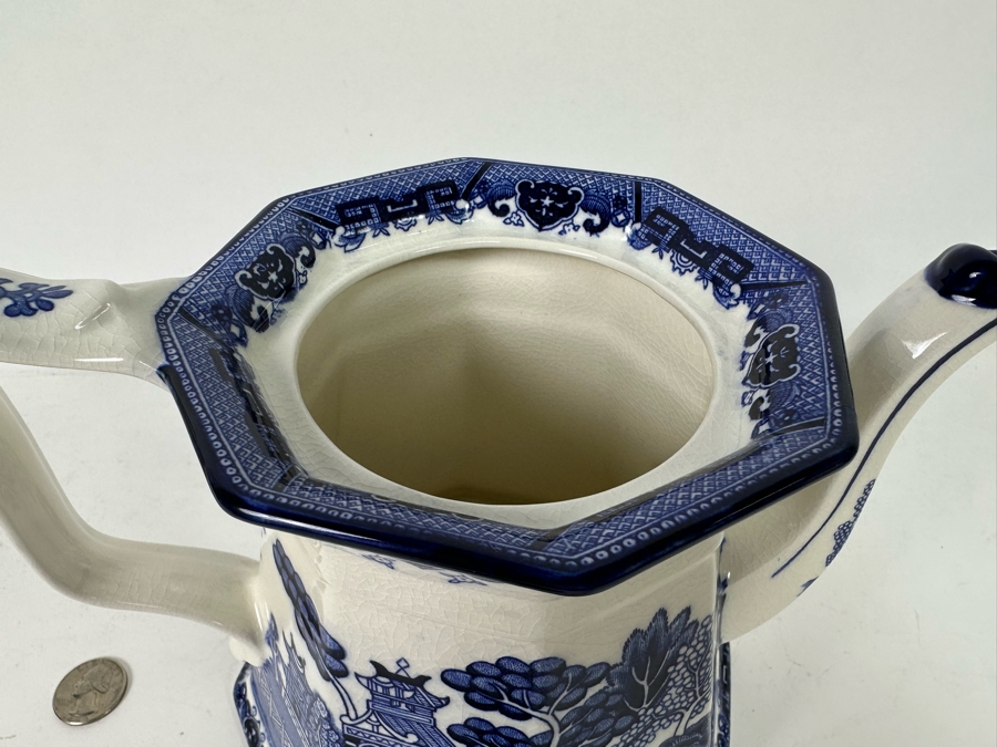 E&C Challinor Ironstone China Coffee Pot 8.5H [Photo 7]