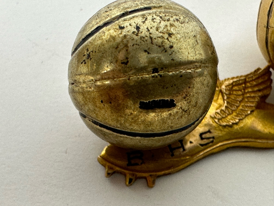 Various Medals And Pendants Including (2) Gold Filled Basketball Pendants, (1) Sterling Silver Basketball Pendant, Sterling Basketball Medal, U.S. Grant Hotel Token - See Photos [Photo 15]