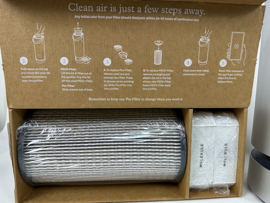 Molekule Air Purifier MH1-CCC With New Replacement Filter Retails $1,000+ [Photo 4]