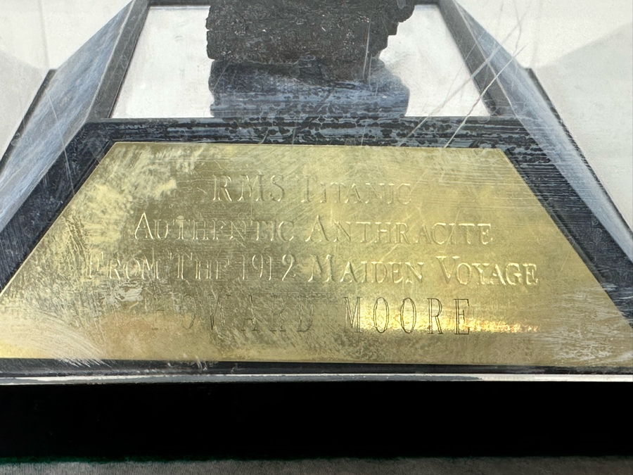 Authentic Anthracite From The 1912 Maiden Voyage Of RMS Titanic With Cert [Photo 5]