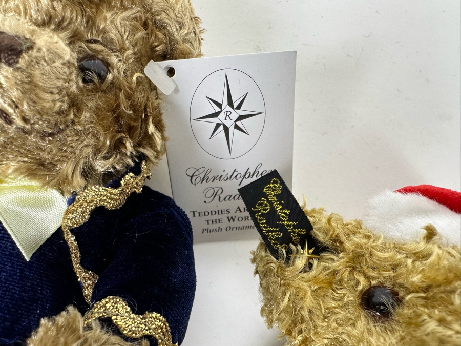 Collection Of Nine Christopher Radko Teddies Around The World Plush Ornaments With Original Tags [Photo 5]