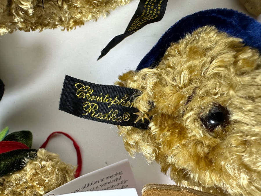 Collection Of Nine Christopher Radko Teddies Around The World Plush Ornaments With Original Tags [Photo 15]
