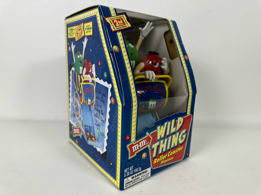Limited Edition M&M's Wild Thing Roller Coaster Dispenser New In Box 12H [Photo 4]