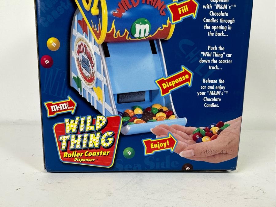 Limited Edition M&M's Wild Thing Roller Coaster Dispenser New In Box 12H [Photo 8]