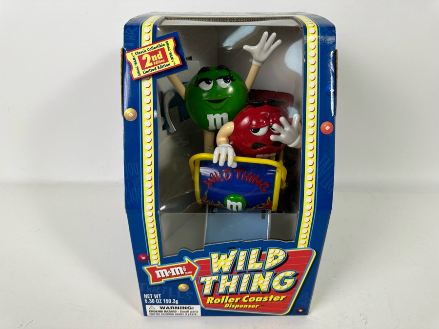 Limited Edition M&M's Wild Thing Roller Coaster Dispenser New In Box 12H [Photo 3]
