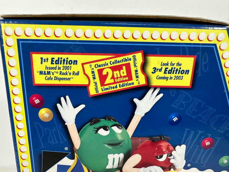 Limited Edition M&M's Wild Thing Roller Coaster Dispenser New In Box 12H [Photo 6]