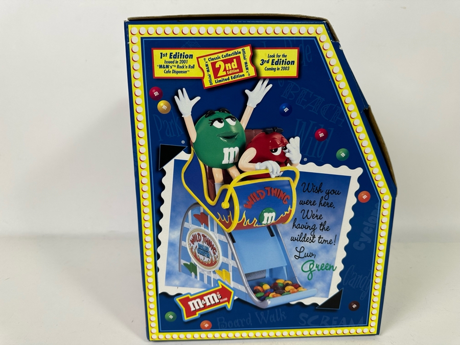 Limited Edition M&M's Wild Thing Roller Coaster Dispenser New In Box 12H [Photo 5]