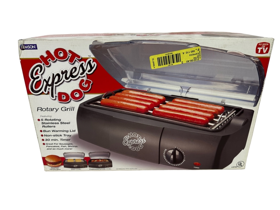 Hot Dog Express Rotary Grill By Emson