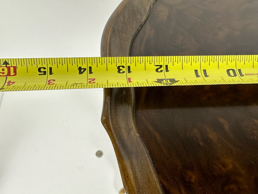 Antique Small Wooden Tripod Table 14W X 20H [Photo 10]