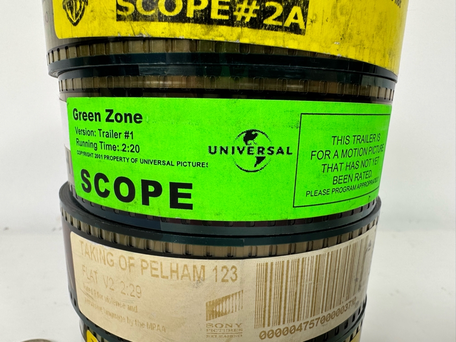 Collection Of Five Film Movie Trailers: Terminator Salvation, Clash Of The Titans, Green Zone, Taking Of Pelham, The Mechanic (Theater Room Prop) [Photo 5]