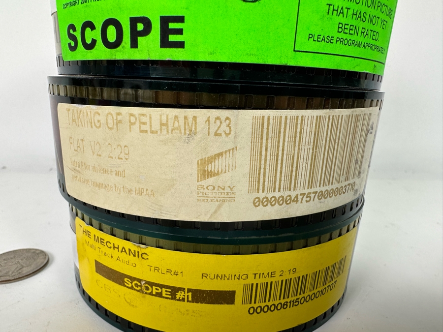 Collection Of Five Film Movie Trailers: Terminator Salvation, Clash Of The Titans, Green Zone, Taking Of Pelham, The Mechanic (Theater Room Prop) [Photo 6]