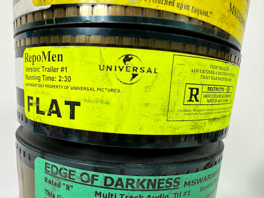 Collection Of Six Film Movie Trailers:  Walt Disney's Prince Of Persia, Repo Men, Edge Of Darkness, Armored, Jonah Hex, A Perfect Getaway (Theater Room Prop) [Photo 5]