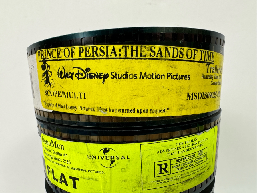 Collection Of Six Film Movie Trailers:  Walt Disney's Prince Of Persia, Repo Men, Edge Of Darkness, Armored, Jonah Hex, A Perfect Getaway (Theater Room Prop) [Photo 4]