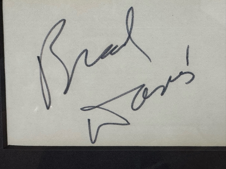 Brad Davis Autograph Along With Various Brad Davis Movie Photographs Framed 34.5 X 11.5 [Photo 5]