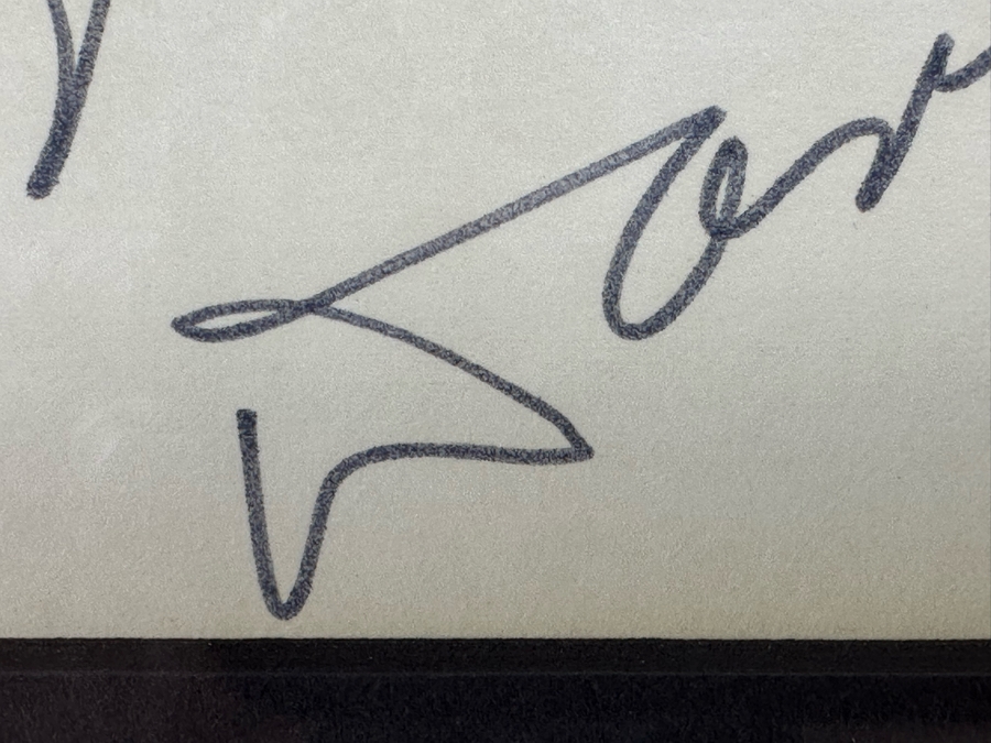 Brad Davis Autograph Along With Various Brad Davis Movie Photographs Framed 34.5 X 11.5 [Photo 6]