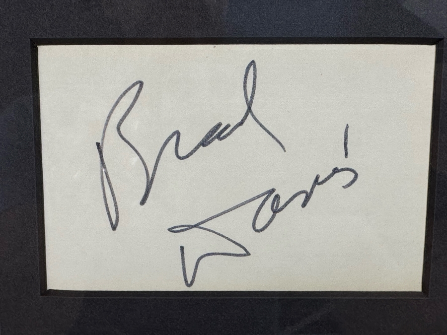 Brad Davis Autograph Along With Various Brad Davis Movie Photographs Framed 34.5 X 11.5 [Photo 4]