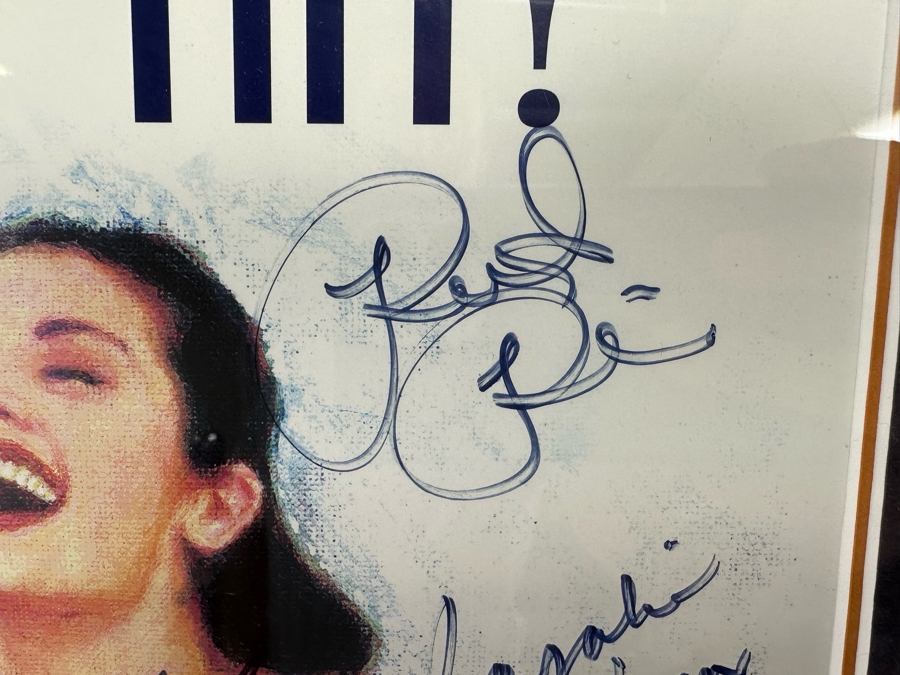 Mamma Mia! Musical Poster Autographed By Cast Members Framed 20.5 X 35 [Photo 8]