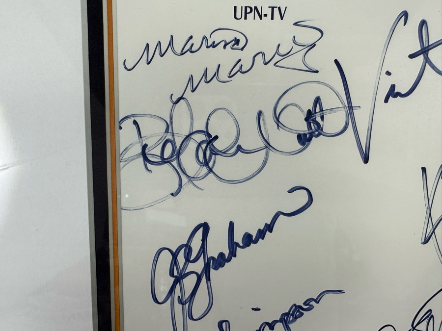 Mamma Mia! Musical Poster Autographed By Cast Members Framed 20.5 X 35 [Photo 6]