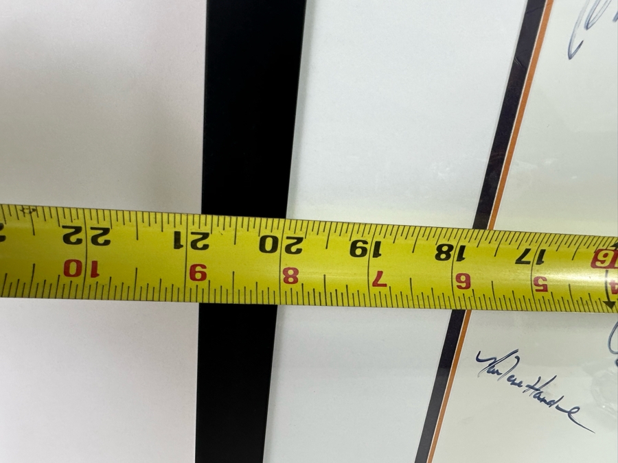 Mamma Mia! Musical Poster Autographed By Cast Members Framed 20.5 X 35 [Photo 20]