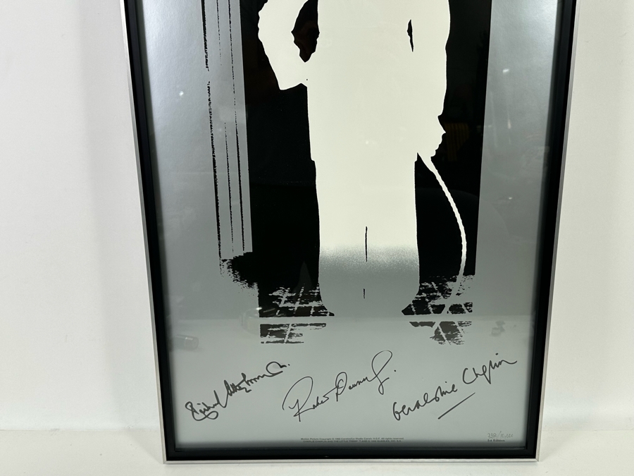1st Limited Edition Chaplin Movie Poster Robert Downey Jr. Framed 20 X 39 [Photo 5]