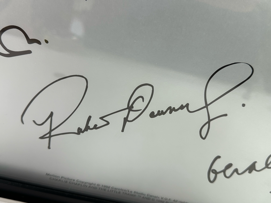 1st Limited Edition Chaplin Movie Poster Robert Downey Jr. Framed 20 X 39 [Photo 7]