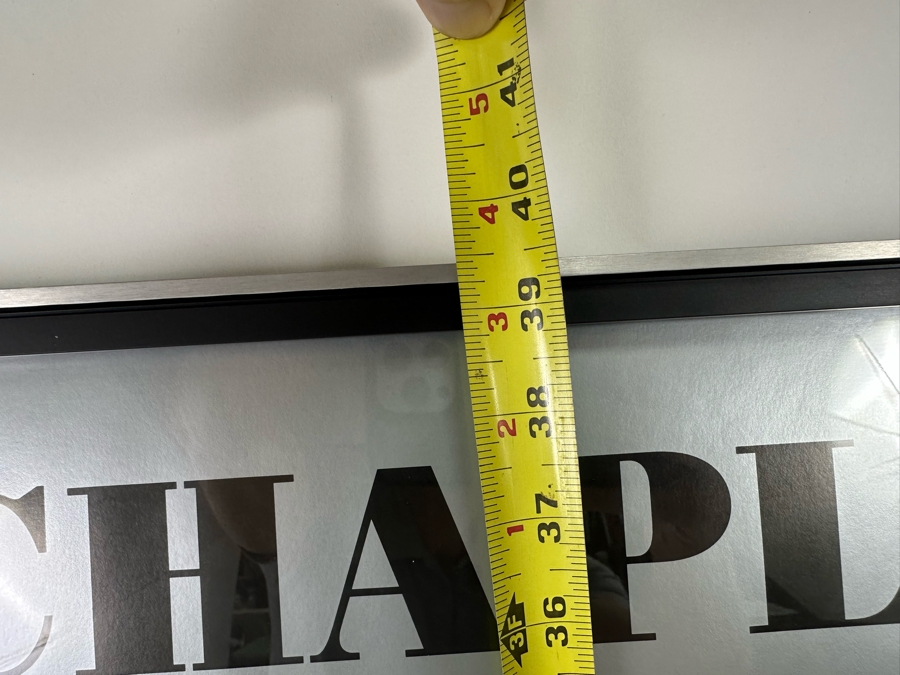 1st Limited Edition Chaplin Movie Poster Robert Downey Jr. Framed 20 X 39 [Photo 13]