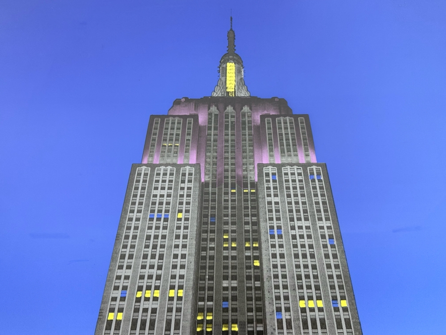 Mike Farnham Limited Edition Silkscreen Print Titled 'The Right To Light' 25.5 X 35.5 1990 Hand Signed Numbered 11 Of 250 Framed With Cert [Photo 5]