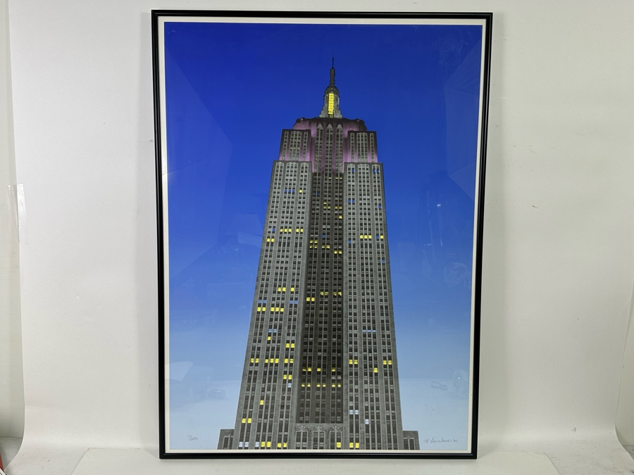 Mike Farnham Limited Edition Silkscreen Print Titled 'The Right To Light' 25.5 X 35.5 1990 Hand Signed Numbered 11 Of 250 Framed With Cert [Photo 3]