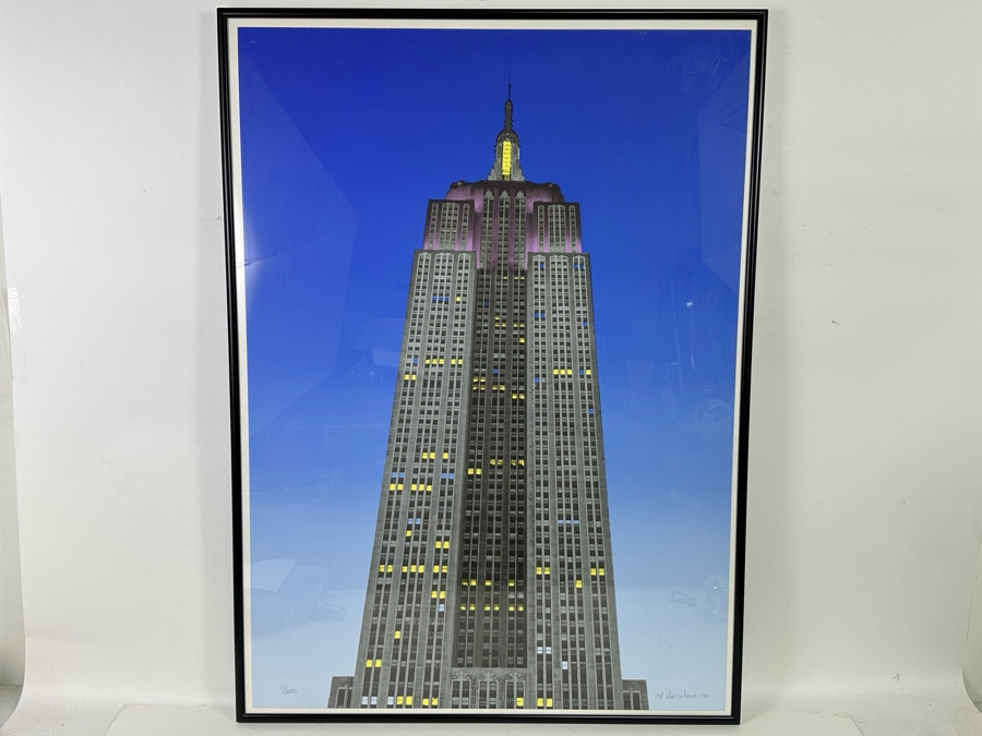 Mike Farnham Limited Edition Silkscreen Print Titled 'The Right To Light' 25.5 X 35.5 1990 Hand Signed Numbered 11 Of 250 Framed With Cert [Photo 4]