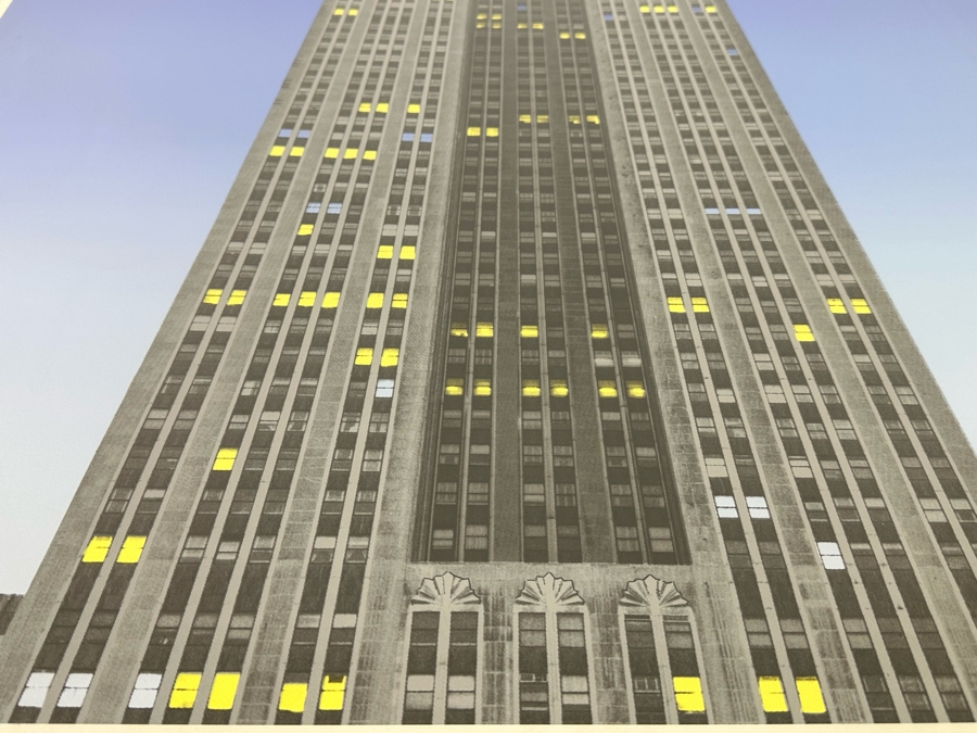 Mike Farnham Limited Edition Silkscreen Print Titled 'The Right To Light' 25.5 X 35.5 1990 Hand Signed Numbered 11 Of 250 Framed With Cert [Photo 7]