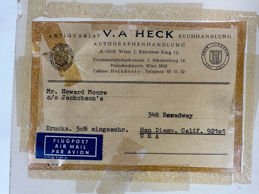 Ludwig Michalek (1859-1942, Austrian) Beethoven Etching Published By V. A. Heck In Vienna 17.5 X 23.5 [Photo 18]