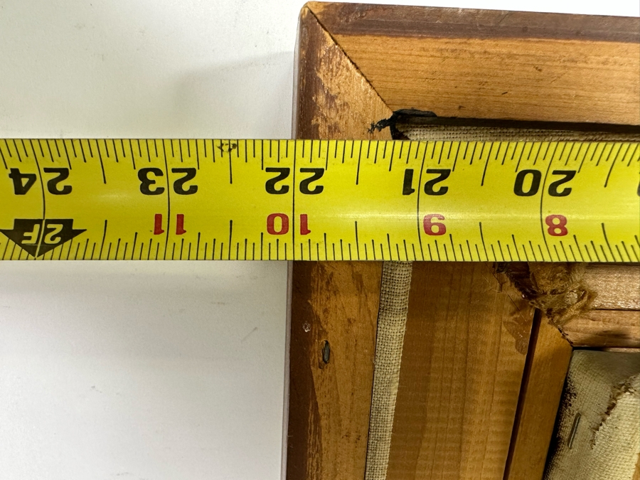 H. J. Topman (B. 1907, Netherlands) Original Oil On Canvas Painting Of A Rabbi 16 X 20 Framed 22 X 26 [Photo 17]