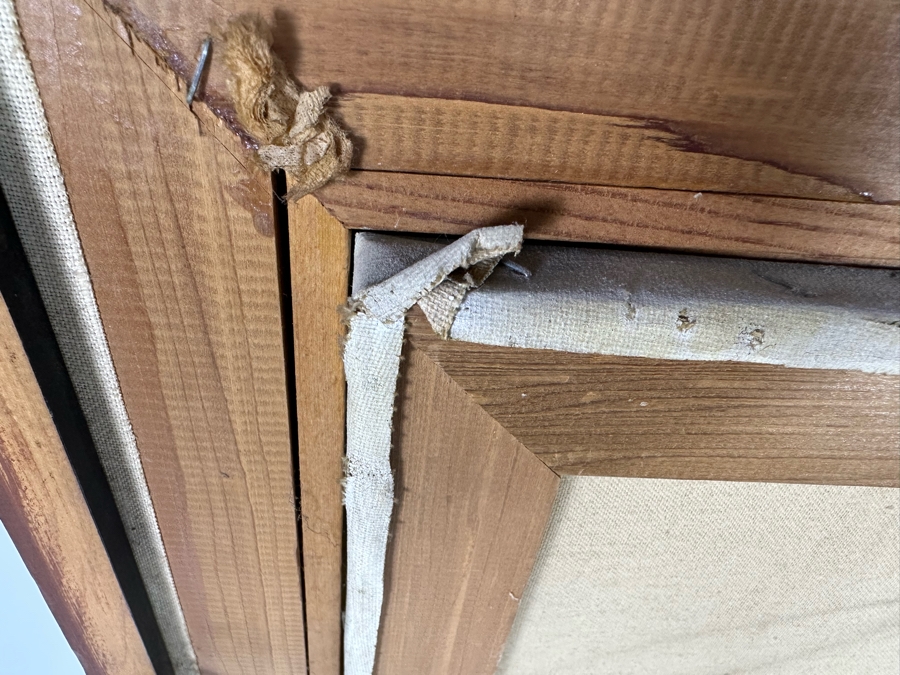 H. J. Topman (B. 1907, Netherlands) Original Oil On Canvas Painting Of A Rabbi 16 X 20 Framed 22 X 26 [Photo 14]