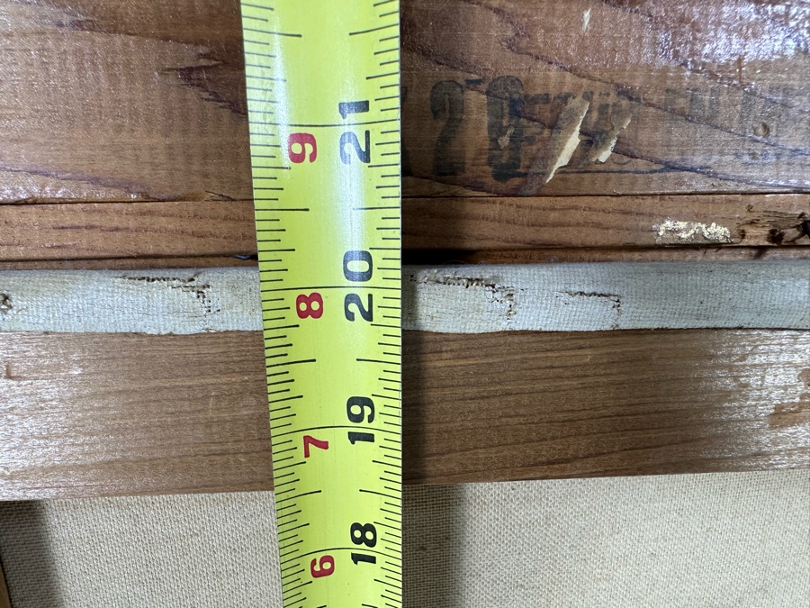 H. J. Topman (B. 1907, Netherlands) Original Oil On Canvas Painting Of A Rabbi 16 X 20 Framed 22 X 26 [Photo 16]