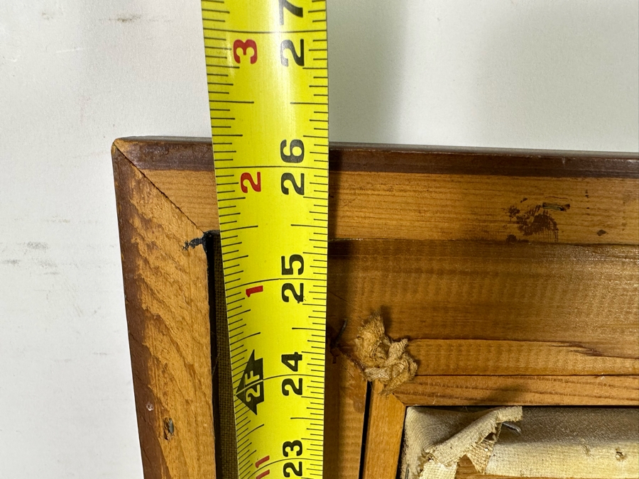 H. J. Topman (B. 1907, Netherlands) Original Oil On Canvas Painting Of A Rabbi 16 X 20 Framed 22 X 26 [Photo 18]