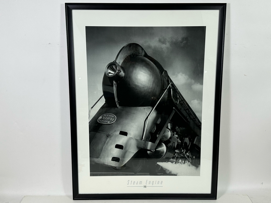 Z Gallerie Steam Engine Framed Print 25.5 X 33.5 [Photo 3]