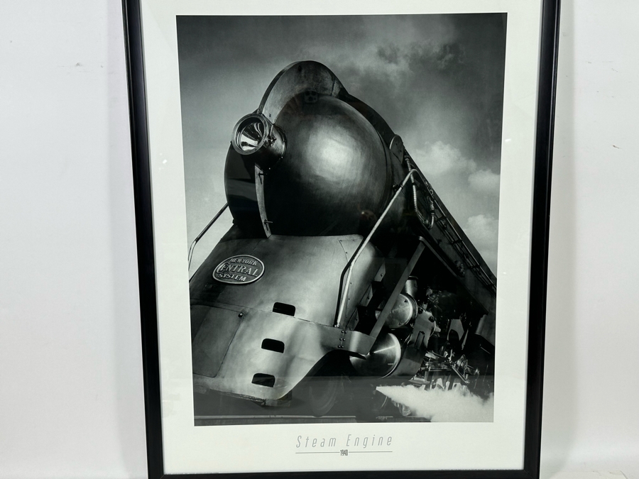 Z Gallerie Steam Engine Framed Print 25.5 X 33.5 [Photo 4]